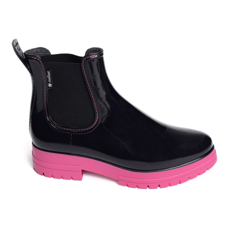 JALBAL Noir Rose, Bottines Méduse