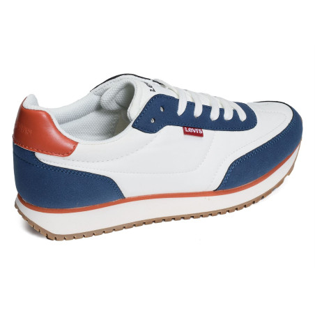 STAG RUNNER Blanc Bleu, Baskets running Levi's