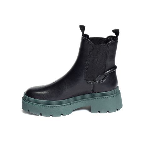 25405 Noir Vert, Chelsea boots Tamaris