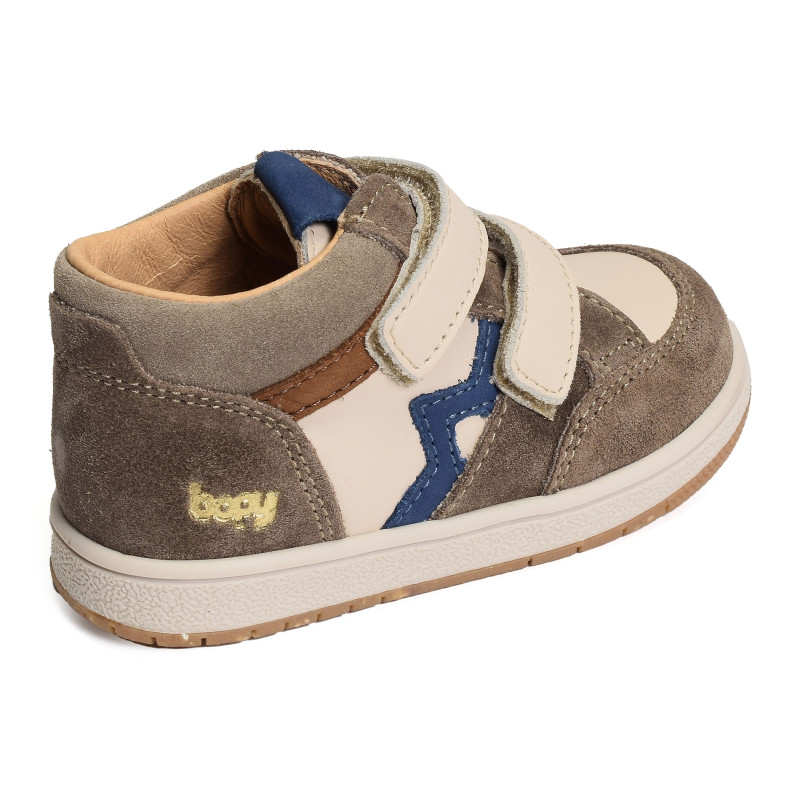 ROUTON Taupe, Chaussures à Scratch Bopy