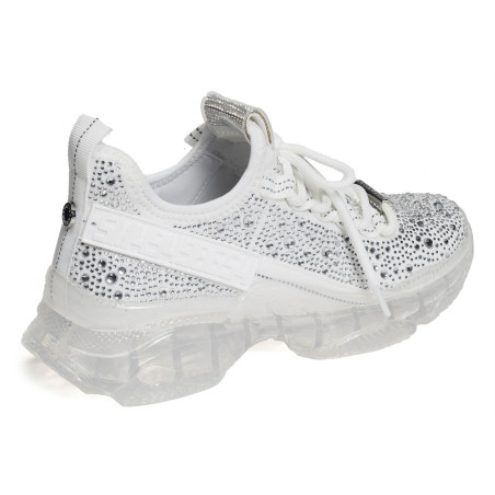 MAXIMA Blanc, Baskets running Steve Madden