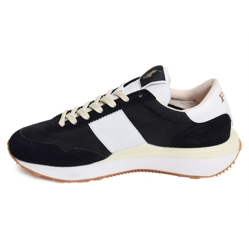 TRAIN 89 Noir Blanc, Baskets running Polo Ralph Lauren