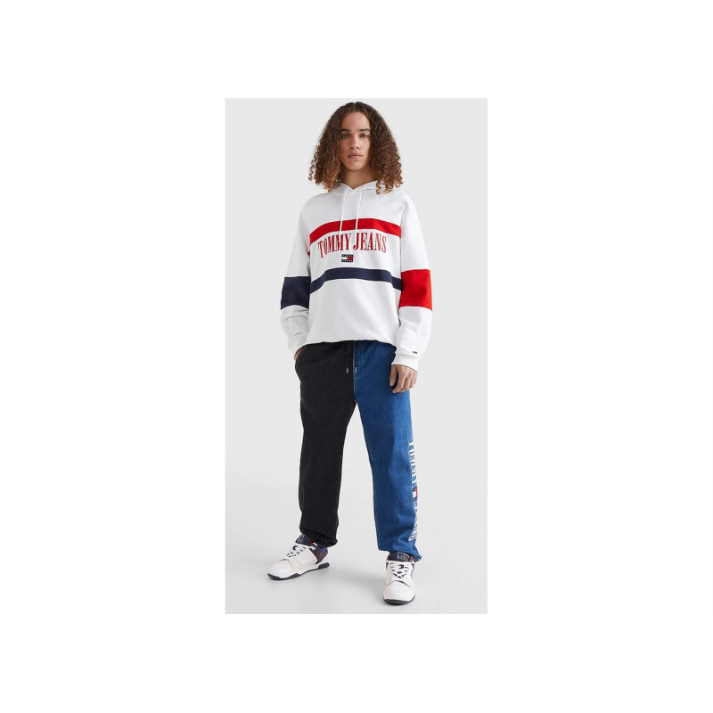 TOMMY JEANS SKATE SNEAKER 1042 Blanc Marine, Sneakers basses Tommy Hilfiger