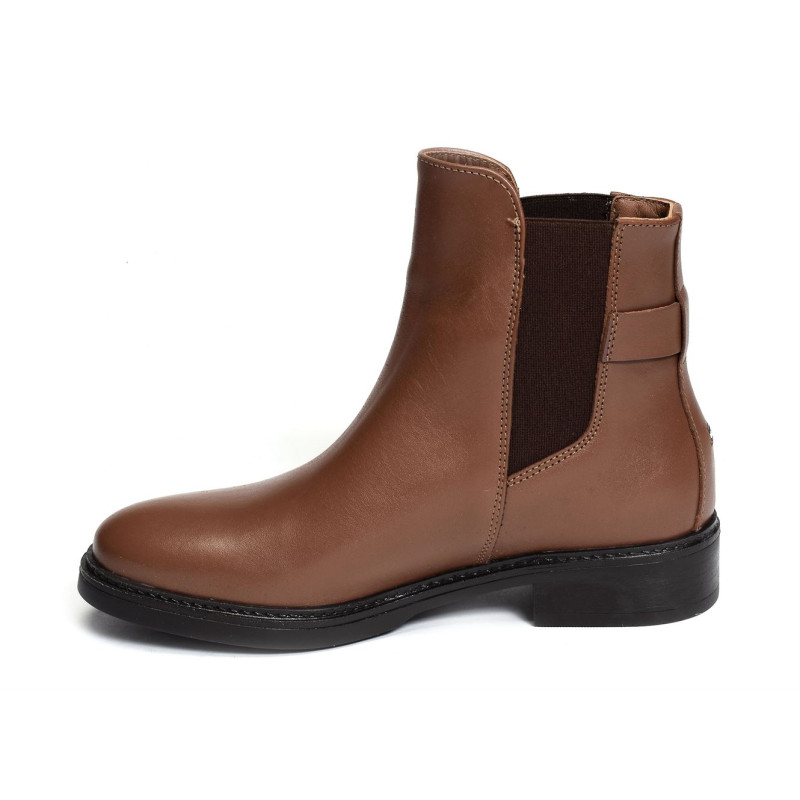 TH LEATHER FLAT BOOT 6749 Camel, Chelsea boots Tommy Hilfiger