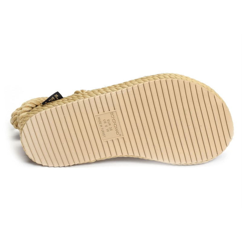 ROMA SANDALS Beige, Sandales plates Bohonomad