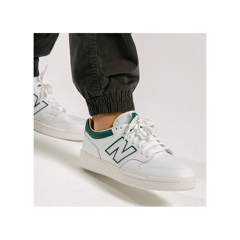 BB480 Blanc Vert, Sneakers basses New Balance