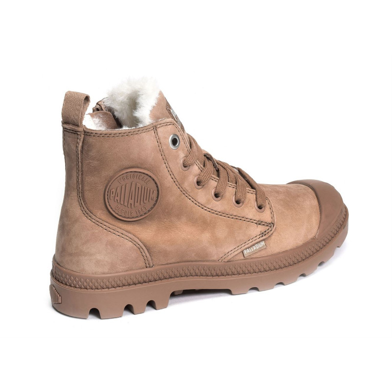 PAMPA HI ZIP Marron, Boots Palladium