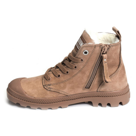 PAMPA HI ZIP Marron, Boots Palladium