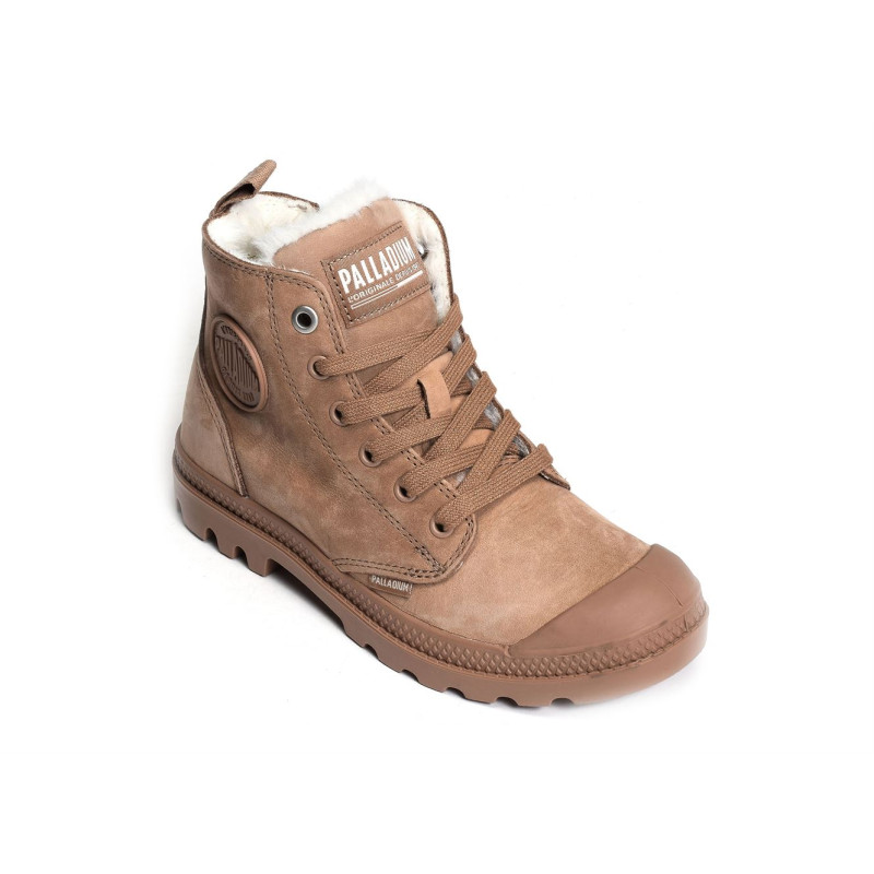 PAMPA HI ZIP Marron, Boots Palladium