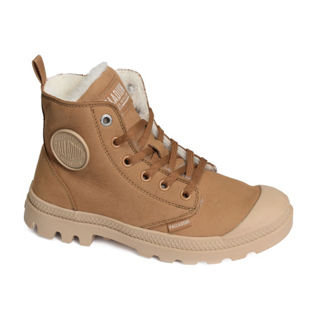 PAMPA HI ZIP Camel, Boots Palladium