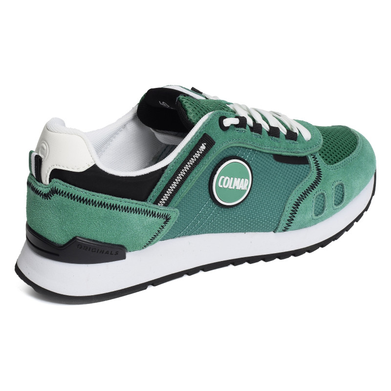 TRAVIS SPORT BOLD Vert Blanc, Baskets running Colmar