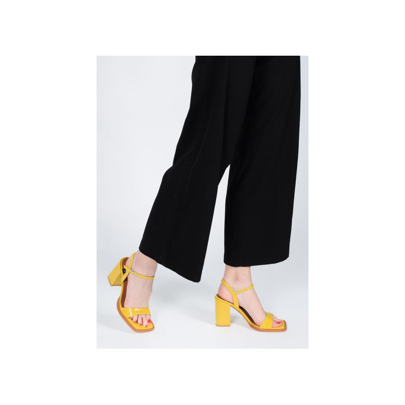 BACCARA 22127 Jaune, Nu-Pieds à talon Angel Alarcón