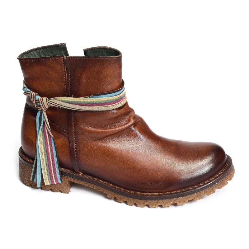 E013 Cognac, Bottines Felmini