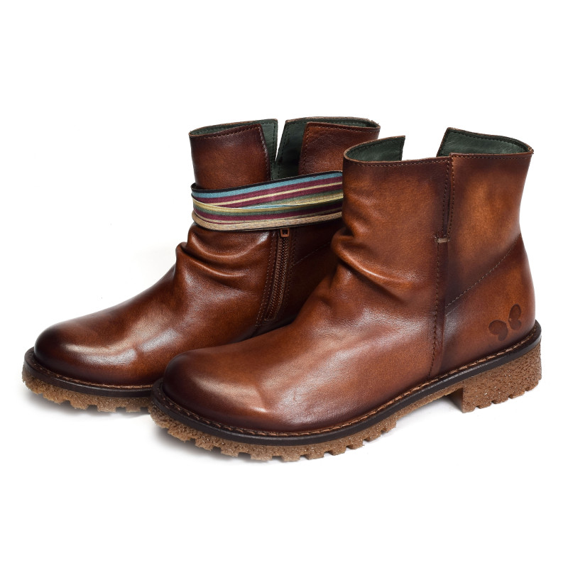 E013 Cognac, Bottines Felmini