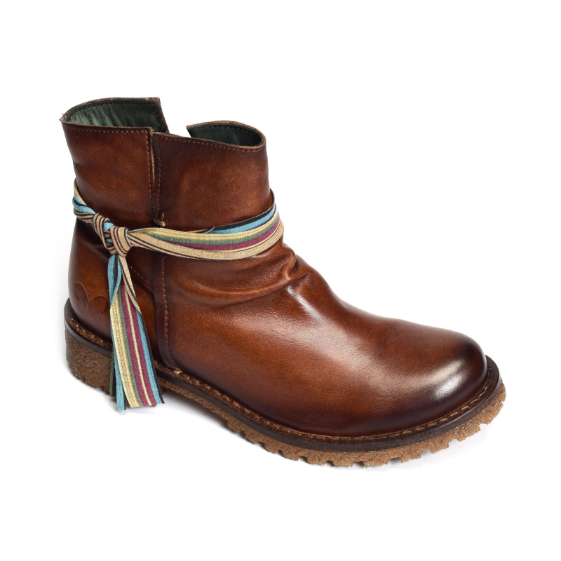 E013 Cognac, Bottines Felmini