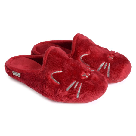 9012 Rouge, Mules La Maison de l'Espadrille