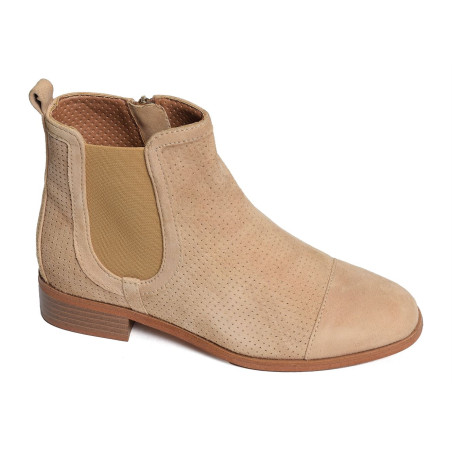 SELENA 06 Beige, Chelsea boots Regarde le Ciel