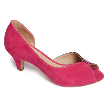 13470 Fuchsia, Peep toes Qootum