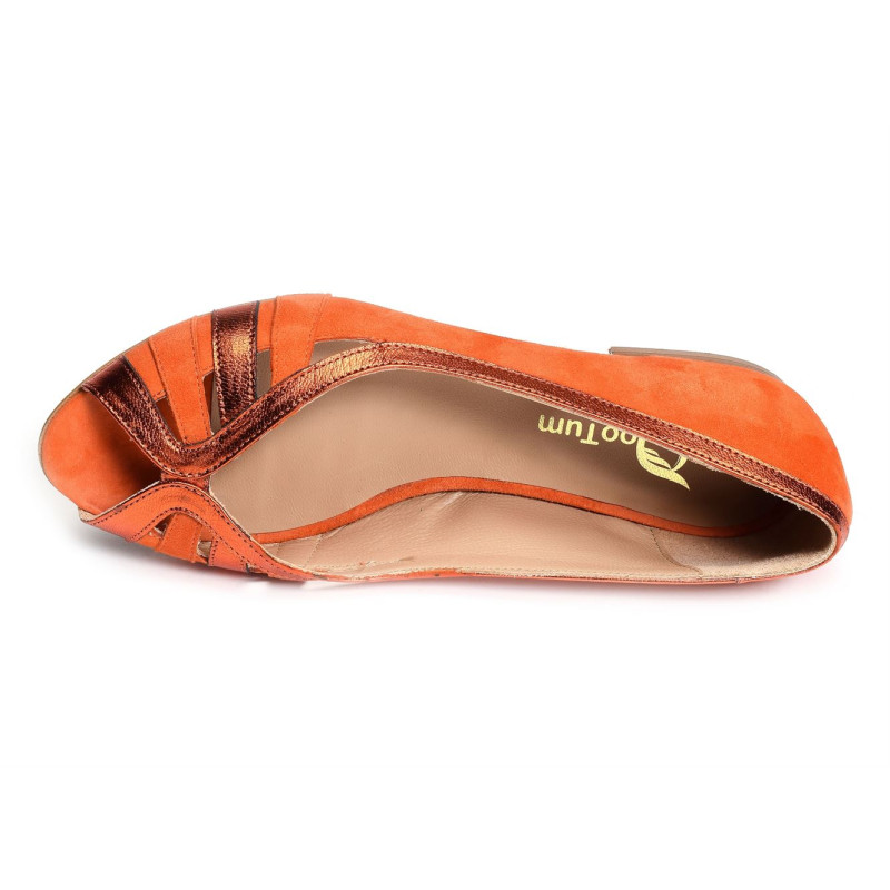 13490 Orange, Peep toes Qootum