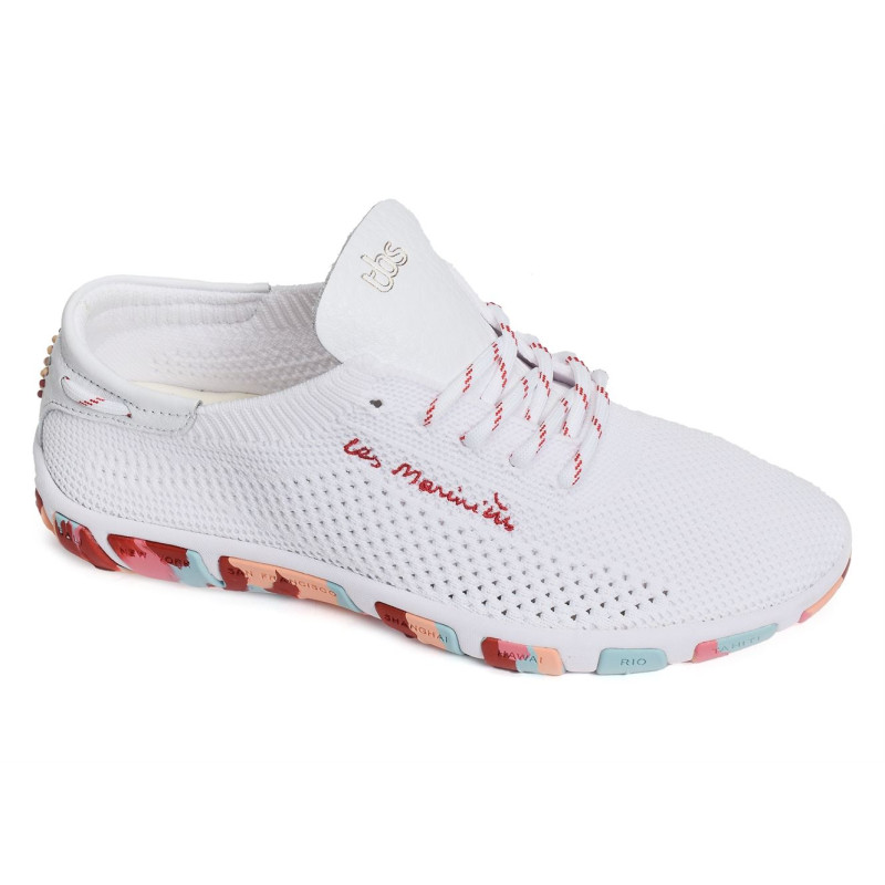 JAZARIA Blanc Multicolore, Chaussures basses TBS