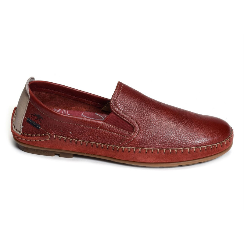 DORIAN F1174 Rouge, Mocassins Fluchos