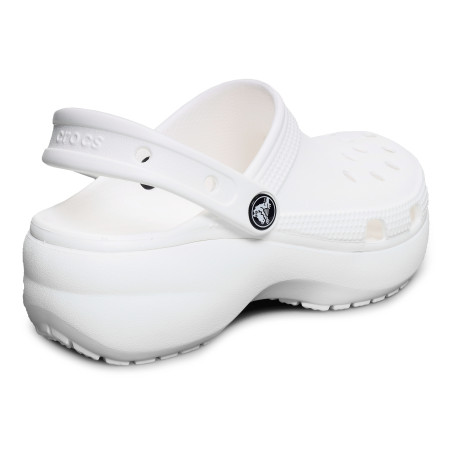 CLASSIC PLATFORM CLOG Blanc, Sabots Crocs