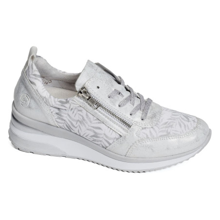 D2401 Blanc Argent, Baskets running Remonte