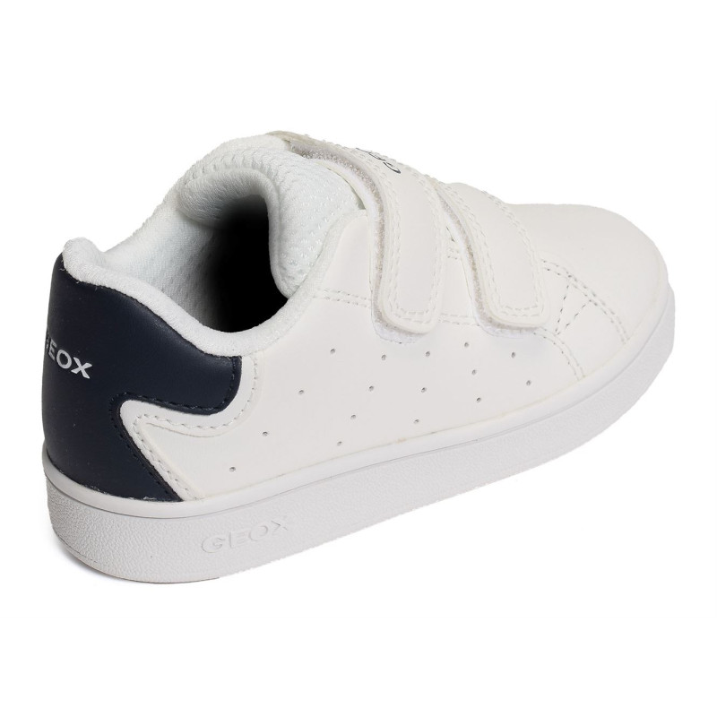 B ECLYPER BOY A Blanc Marine, Sneakers basses Geox