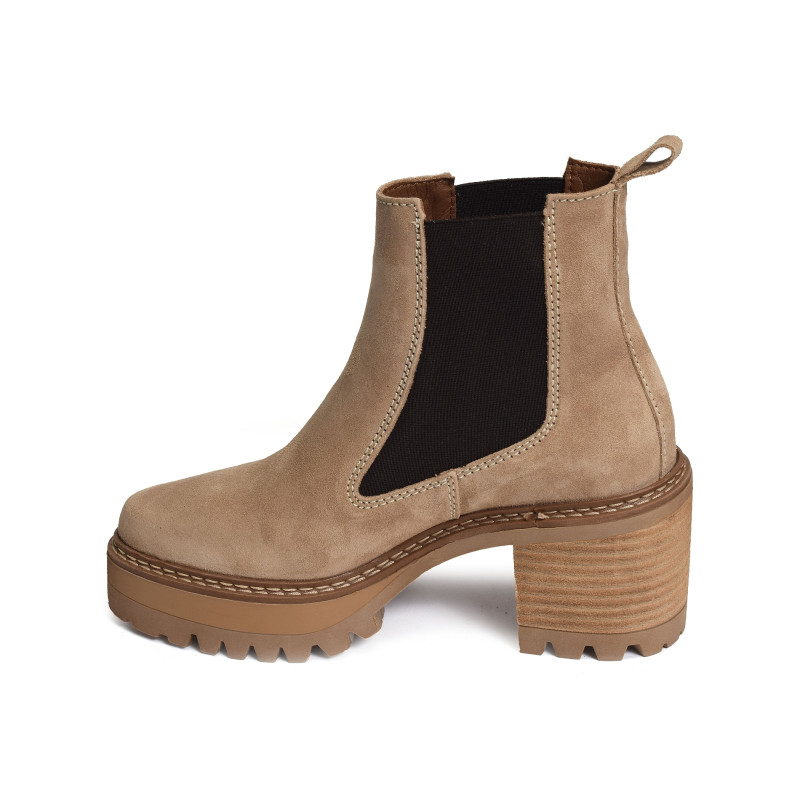 NEW AMELIE 2436 Beige, Chelsea boots Alpe