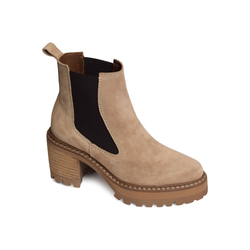 NEW AMELIE 2436 Beige, Chelsea boots Alpe