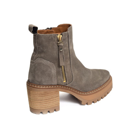 NEW AMELIE 2433 Gris, Bottines Alpe