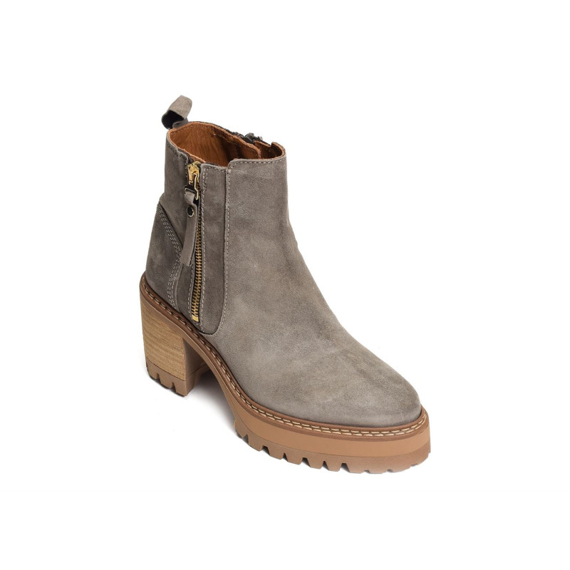 NEW AMELIE 2433 Gris, Bottines Alpe