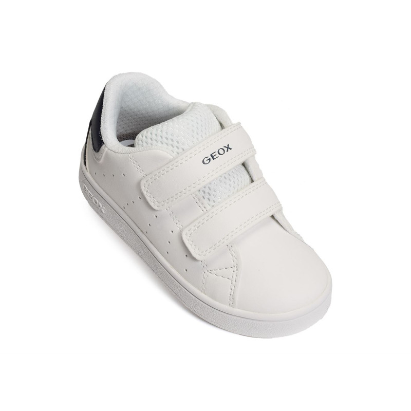 B ECLYPER BOY A Blanc Marine, Sneakers basses Geox