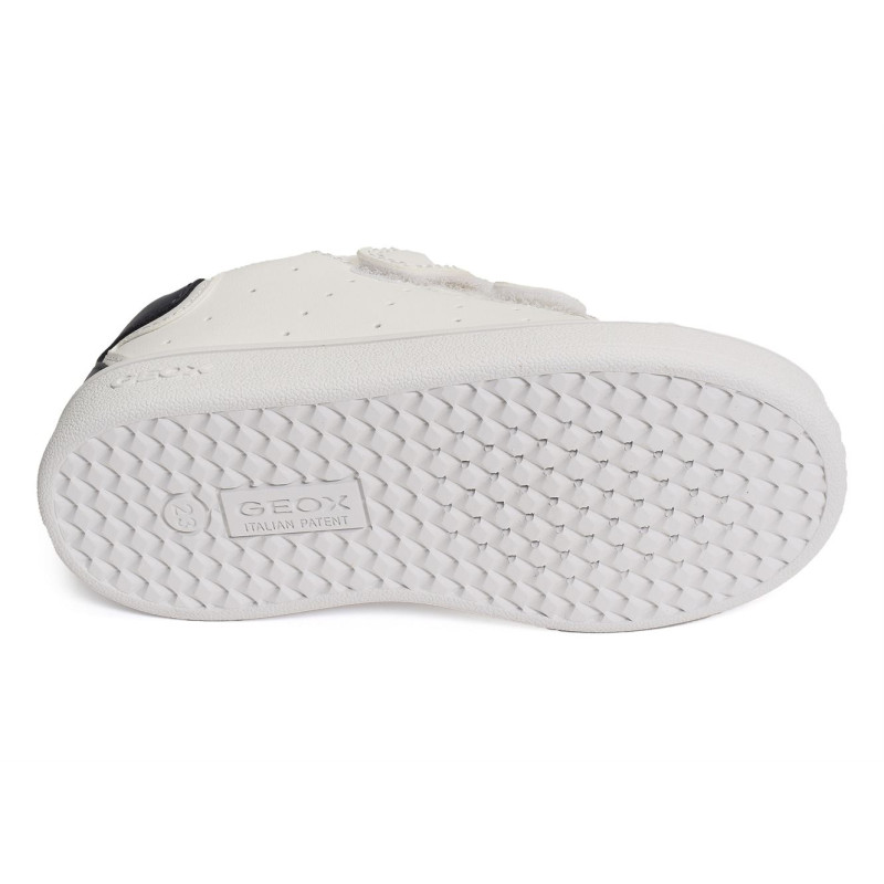 B ECLYPER BOY A Blanc Marine, Sneakers basses Geox