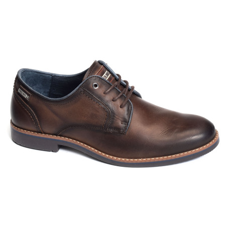 LEON 4074 Marron, Chaussures de Ville Pikolinos