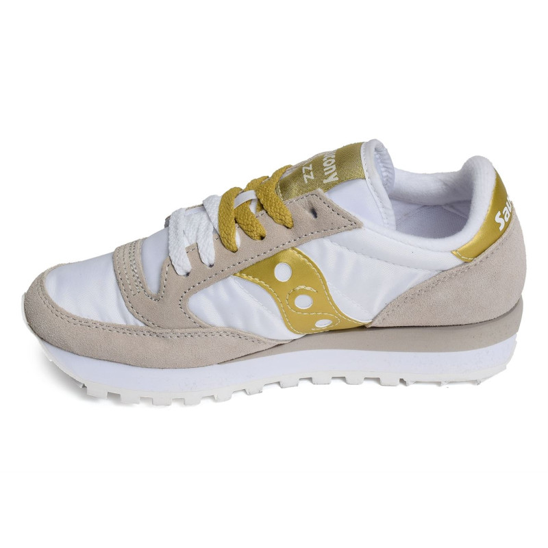 JAZZ ORIGINAL W Blanc Or, Baskets running Saucony