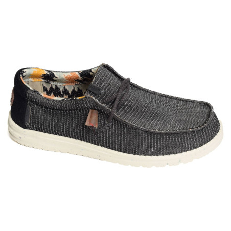 WALLY KNIT Anthracite, Chaussures basses HeyDude