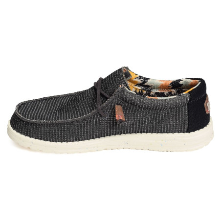 WALLY KNIT Anthracite, Chaussures basses HeyDude