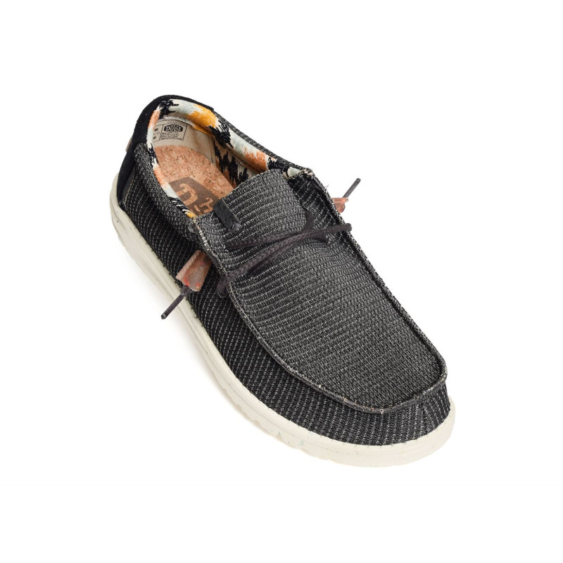 WALLY KNIT Anthracite, Chaussures basses HeyDude