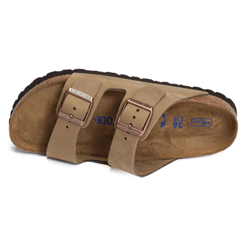 ARIZONA SFB CUIR W Taupe, Mules Birkenstock