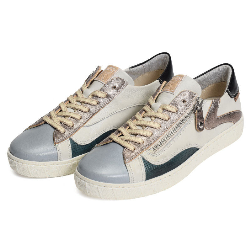 LANZAROTE 6978 Beige Bleu, Sneakers basses Pikolinos