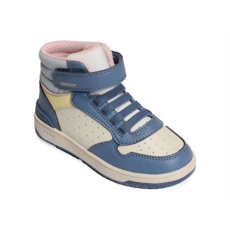 J WASHIBA A Blanc Bleu, Baskets montantes Geox