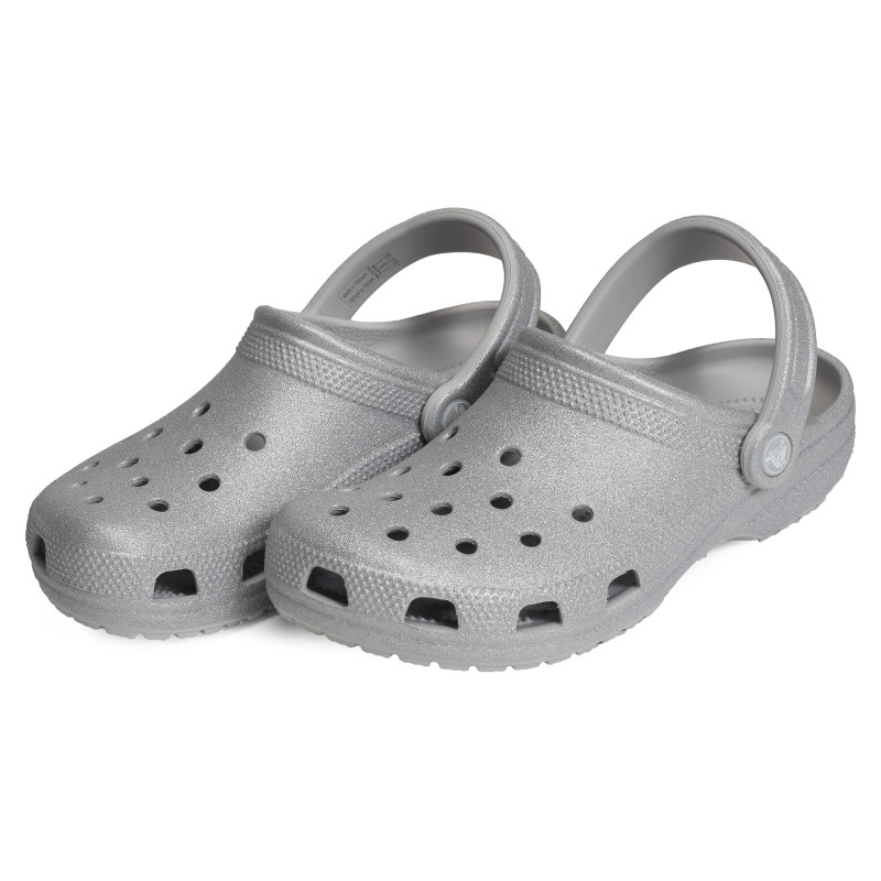 CLASSIC GLITTER CLOG Argent, Sabots Crocs