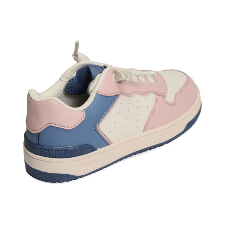 J WASHIBA D Blanc Rose, Sneakers basses Geox