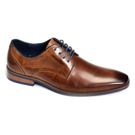 GAHAN Cognac, Chaussures de Ville Kdopa