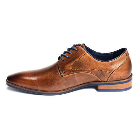 GAHAN Cognac, Chaussures de Ville Kdopa