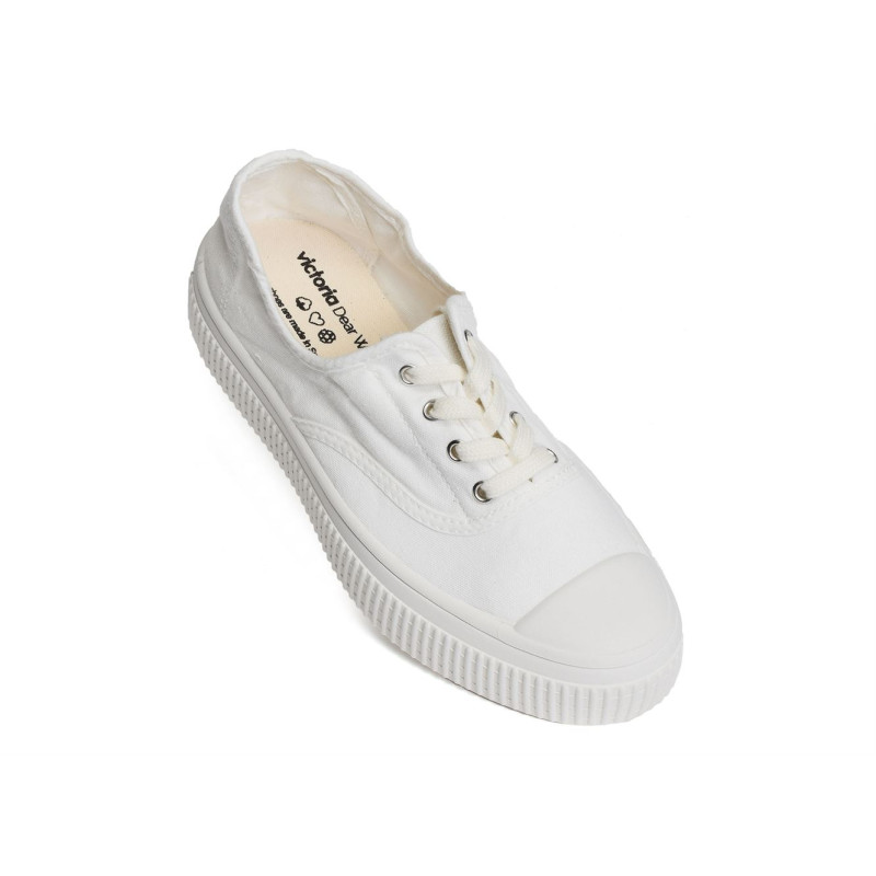 1176100 Blanc, Chaussures basses Victoria