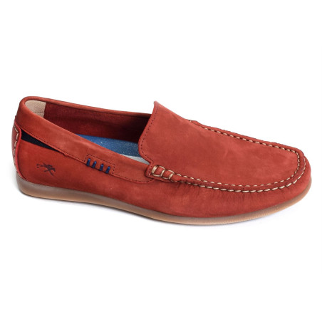 TROY F1729 Rouge, Mocassins Fluchos