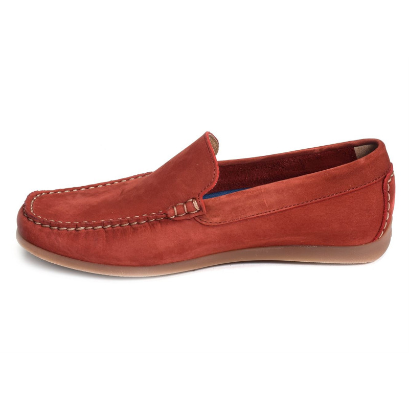 TROY F1729 Rouge, Mocassins Fluchos