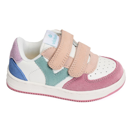 1124116 Rose Multicolore, Sneakers basses Victoria